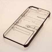 MINIOPAL CASE 16539 [iPhone5用 背面カバータイプ ブラック スケルトン]