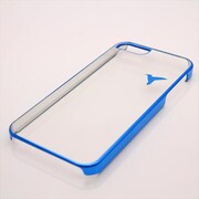 MINIOPAL CASE 16409 [iPhone5用 背面カバータイプ ブルー スケルトン]