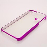 MINIOPAL CASE 16423 [iPhone5用 背面カバータイプ ピンク スケルトン]