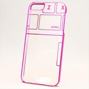 MINIOPAL CASE 16270 [iPhone5用 透明ケースシリーズ ピンク スケルトン]