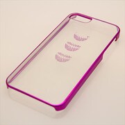 MINIOPAL CASE 16461 [iPhone5用 KISSシリーズ ピンク スケルトン]