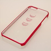 MINIOPAL CASE 16485 [iPhone5用 KISSシリーズ レッド スケルトン]