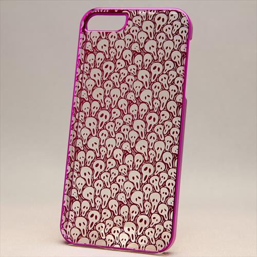 MINIOPAL CASE 16362 [iPhone5用 メタルムンクシリーズ ピンク スケルトン]