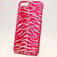 MINIOPAL CASE 83848 [iPhone5用 ゼブラ柄シリーズ レッド スケルトン]