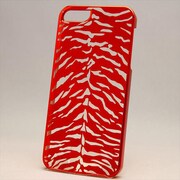 MINIOPAL CASE 83886 [iPhone5用 ゼブラ柄シリーズ オレンジ スケルトン]
