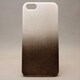 MINIOPAL CASE 19363 [iPhone5用 グラデーションシリーズ ブラック×ホワイト スケルトン]