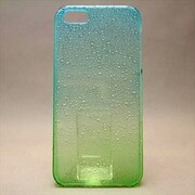 MINIOPAL CASE 19370 [iPhone5用 グラデーションシリーズ グリーン×ブルー スケルトン]