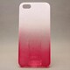 MINIOPAL CASE 19387 [iPhone5用 グラデーションシリーズ レッド×ホワイト スケルトン]