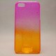 MINIOPAL CASE 19417 [iPhone5用 グラデーションシリーズ ピンク×オレンジ スケルトン]