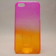 MINIOPAL CASE 19417 [iPhone5用 グラデーションシリーズ ピンク×オレンジ スケルトン]