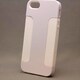 MINIOPAL CASE 07322 [iPhone5用 背面カバータイプ ホワイト×ホワイト 保護シール付]