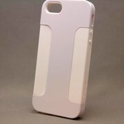 MINIOPAL CASE 07322 [iPhone5用 背面カバータイプ ホワイト×ホワイト 保護シール付]