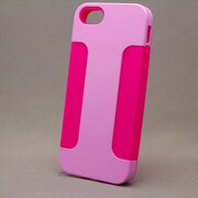MINIOPAL CASE 07124 [iPhone5用 背面カバータイプ ピンク×ピンク 保護シール付]
