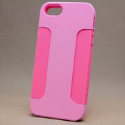 MINIOPAL CASE 07131 [iPhone5用 背面カバータイプ ピンク×ライトピンク 保護シール付]