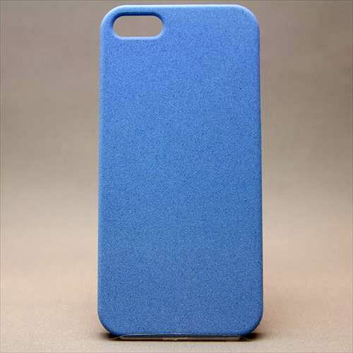 MINIOPAL CASE 19820 [iPhone5用 背面カバータイプ ブルー 砂シリーズ]