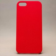 MINIOPAL CASE 19868 [iPhone5用 背面カバータイプ レッド 砂シリーズ]