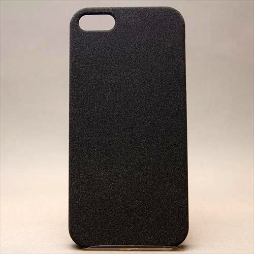 MINIOPAL CASE 19899 [iPhone5用 背面カバータイプ ブラック 砂シリーズ]