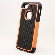 MINIOPAL CASE 89512 [iPhone5用 シリコン×プラスチックタイプ ブラック×オレンジ]