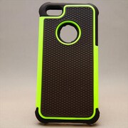 MINIOPAL CASE 85866 [iPhone5用 シリコン×プラスチックタイプ ブラック×グリーン]