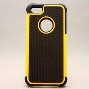MINIOPAL CASE 85972 [iPhone5用 シリコン×プラスチックタイプ ブラック×イエロー]