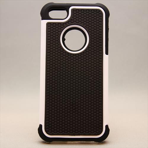 MINIOPAL CASE 85996 [iPhone5用 シリコン×プラスチックタイプ ブラック×ホワイト]