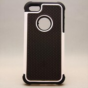 MINIOPAL CASE 85996 [iPhone5用 シリコン×プラスチックタイプ ブラック×ホワイト]