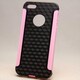 MINIOPAL CASE 14771 [iPhone5用 シリコン×プラスチックタイプ ブラック×ピンク]