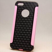 MINIOPAL CASE 14771 [iPhone5用 シリコン×プラスチックタイプ ブラック×ピンク]