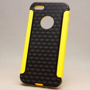 MINIOPAL CASE 06899 [iPhone5用 シリコン×プラスチックタイプ ブラック×イエロー]