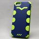 MINIOPAL CASE 89826 [iPhone5用 完全ガードシリーズ ブルー×グリーン 二重構造]