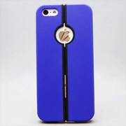 MINIOPAL CASE 81561 [iPhone5用 ２WAYシリーズ ブルー×ブラック スタンド可]