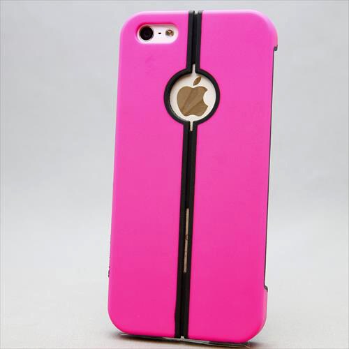 MINIOPAL CASE 81622 [iPhone5用 ２WAYシリーズ ピンク×ブラック スタンド可]