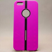 MINIOPAL CASE 80380 [iPhone5用 ２WAYシリーズ パープル×ブラック スタンド可]
