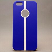 MINIOPAL CASE 81639 [iPhone5用 ２WAYシリーズ ブルー×ホワイト スタンド可]