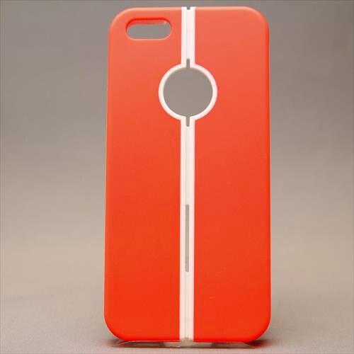 MINIOPAL CASE 81677 [iPhone5用 ２WAYシリーズ オレンジ×ホワイト スタンド可]