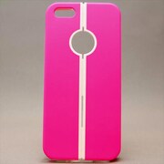 MINIOPAL CASE 81691 [iPhone5用 ２WAYシリーズ ピンクパープル×ホワイト スタンド可]