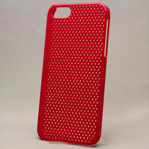 MINIOPAL CASE 90334 [iPhone5用 メッシュシリーズ レッド]