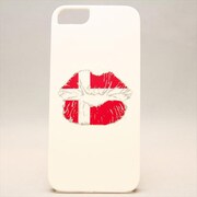 MINIOPAL CASE 19660 [iPhone5用 国旗×リップシリーズ ホワイト]