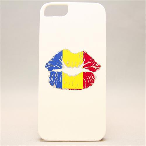 MINIOPAL CASE 19684 [iPhone5用 国旗×リップシリーズ ホワイト]
