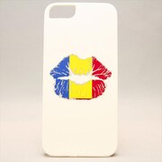 MINIOPAL CASE 19684 [iPhone5用 国旗×リップシリーズ ホワイト]