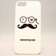 MINIOPAL CASE 19738 [iPhone5用 ちょび髭シリーズ ホワイト]