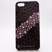 MINIOPAL CASE 19769 [iPhone5用 トランププリントシリーズ ブラック]