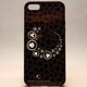 MINIOPAL CASE 19783 [iPhone5用 トランププリントシリーズ ブラック]