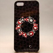 MINIOPAL CASE 19790 [iPhone5用 トランププリントシリーズ ブラック]