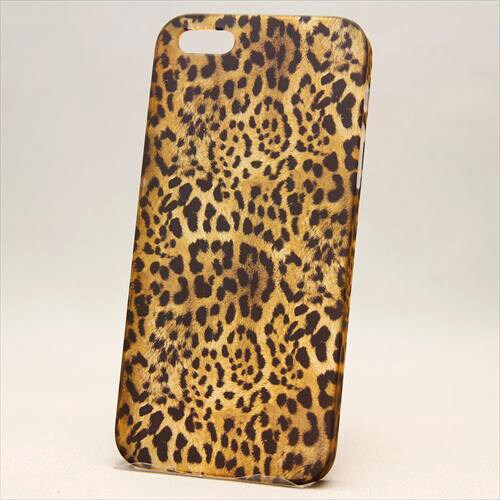 MINIOPAL CASE 90914 [iPhone5用 アニマルプリントシリーズ ベージュ×ブラック　ヒョウ柄]