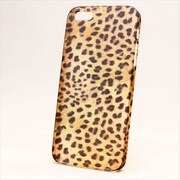 MINIOPAL CASE 90921 [iPhone5用 アニマルプリントシリーズ ベージュ×ブラック　ヒョウ柄]