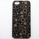 MINIOPAL CASE 90167 [iPhone5用 背面カバータイプ ブラック プリント柄]