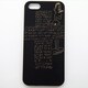 MINIOPAL CASE 90174 [iPhone5用 背面カバータイプ ブラック プリント柄]