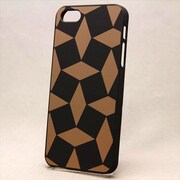 MINIOPAL CASE 90204 [iPhone5用 背面カバータイプ ブラック プリント柄]