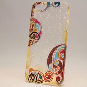 MINIOPAL CASE 84906 [iPhone5用 フラワープリントシリーズ クリア スケルトン]